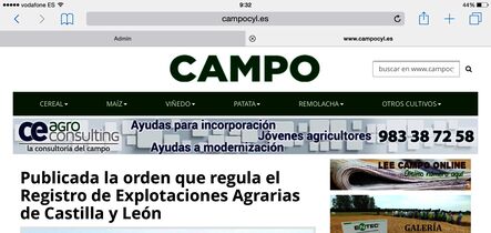 Campo apuesta por Digital Press para su diario online en Castilla Len